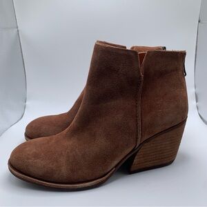 Kork-Ease Chandra Women's Bootie suede brown size 6.5 ankle NWOB 2574